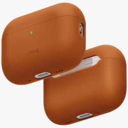 Etui UNIQ Lino do AirPods Pro 3 gen Silicone pomarańczowy