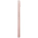 Etui UNIQ Lino do iPhone 16e (2025) Magclick Charging różowy