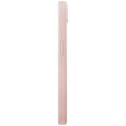 Etui UNIQ Lino do iPhone 16e (2025) Magclick Charging różowy