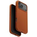 Etui UNIQ Lino do iPhone 17 Pro Max Magclick Charging pomarańczowy