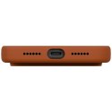 Etui UNIQ Lino do iPhone 17 Pro Max Magclick Charging pomarańczowy