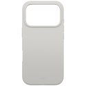 Etui UNIQ Lino do iPhone 17 Pro Magclick Charging jasno szary