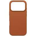 Etui UNIQ Lino do iPhone 17 Pro Magclick Charging pomarańczowy