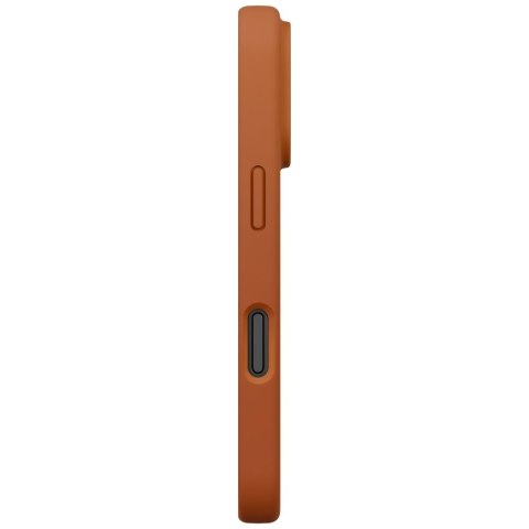 Etui UNIQ Lino do iPhone 17 Pro Magclick Charging pomarańczowy