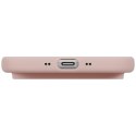 Etui UNIQ Lino do iPhone Air Magclick Charging różowy