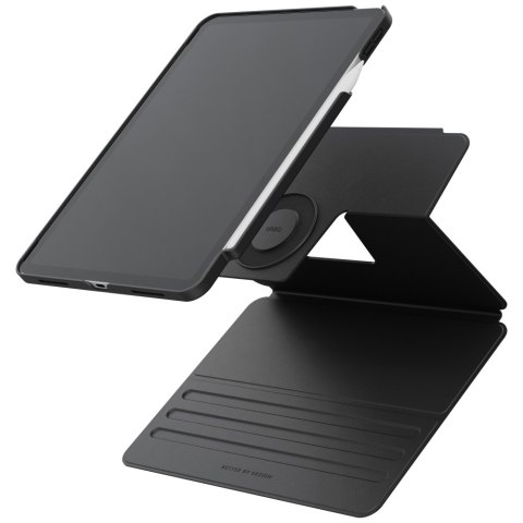 Etui UNIQ Rovus Snapmount Magnetic 360 Rotating Detachable do iPad 11" A16 (2025) / iPad 10.9" 10 gen. (2022) czarny