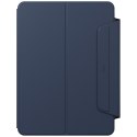 Etui UNIQ Rovus Snapmount Magnetic 360 Rotating Detachable do iPad 11" A16 (2025) / iPad 10.9" 10 gen. (2022) granatowy