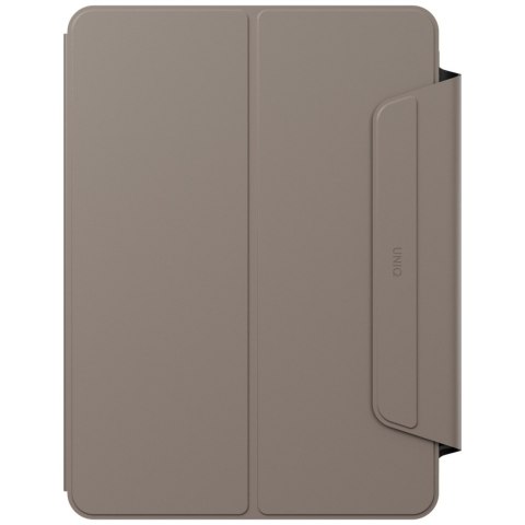 Etui UNIQ Rovus Snapmount Magnetic 360 Rotating Detachable do iPad Air 13" M2/M3 (2024/2025) szary