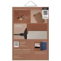 Etui na paszport UNIQ Belmont z Apple Find My blokada RFID karmelowy beżowy