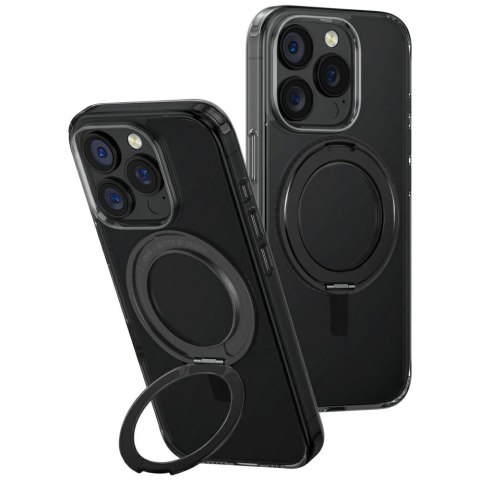 Etui UNIQ Swivix do iPhone 16 Pro 360 Rotating Kickstand czarny