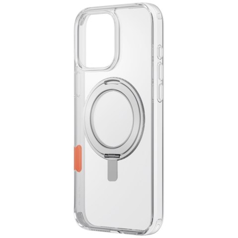 Etui UNIQ Swivix do iPhone 16 Pro Max 360 Rotating Kickstand przezroczysty