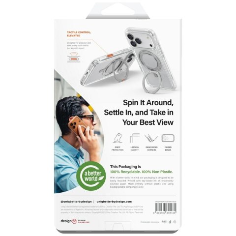 Etui UNIQ Swivix do iPhone 17 Pro 360 Rotating Kickstand złoty