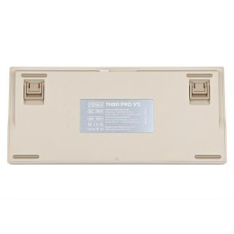 Klawiatura mechaniczna Epomaker TH80 Pro V2 Wisteria Linear Switch biały/white