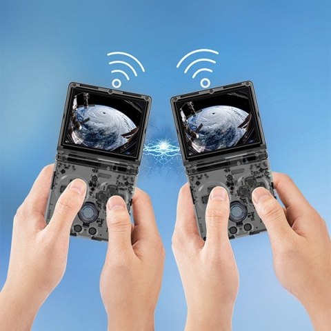 Konsola Anbernic RG35XXSP czarnytransparentny/translucent black