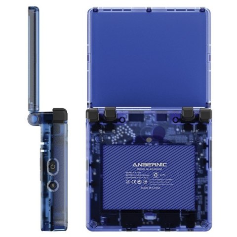 Konsola Anbernic RG35XXSP niebieskitransparentny/translucent blue