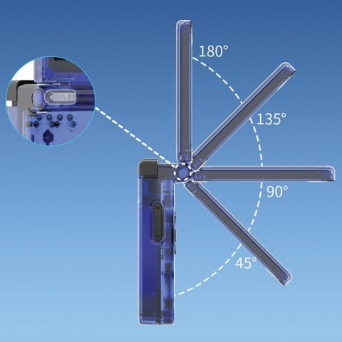 Konsola Anbernic RG35XXSP niebieskitransparentny/translucent blue