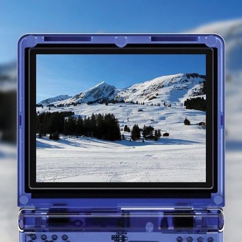 Konsola Anbernic RG35XXSP niebieskitransparentny/translucent blue
