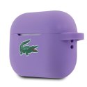 Lacoste LCAP2SLOU AirPods Pro 2 (2022/2023) cover fioletowy/parme Silicone Croc Logo