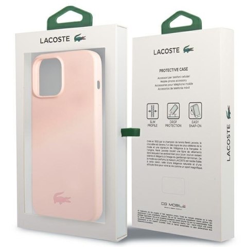 Lacoste LCHCP13LSI iPhone 13 Pro / 136,1" różowy/pink hardcase Silicone