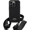 Lacoste LCHCP14LSPVCK iPhone 14 Pro 6.1" czarny/black hardcase Iconic Petit Pique Crossbody