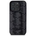 Lacoste LCHCP15XGSPBSK iPhone 15 Pro Max 6,7" czarny/black hardcase Grip Stand Mono
