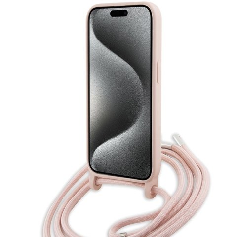 Lacoste LCHCP15XSCCRLP iPhone 15 Pro Max6.7" jasnoróżowy/light pink hardcase Silicone Cord