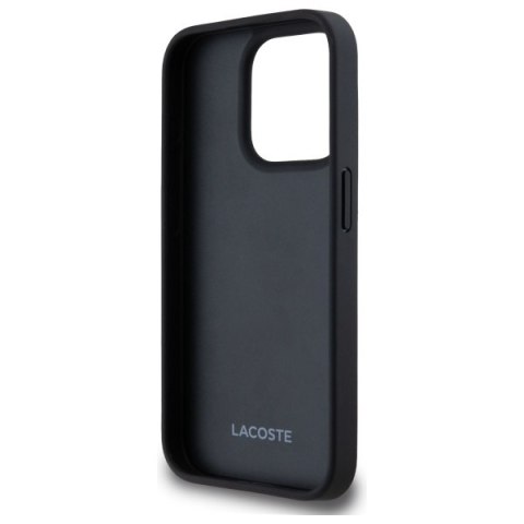 Lacoste LCHCP15LGSPBSK iPhone 15 Pro 6,1" czarny/black hardcase Grip Stand Mono