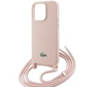 Lacoste LCHCP15LSCCRLP iPhone 15 Pro6.1" jasnoróżowy/light pink hardcase Silicone Cord