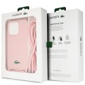 Lacoste LCHCP15LSCCRLP iPhone 15 Pro6.1" jasnoróżowy/light pink hardcase Silicone Cord