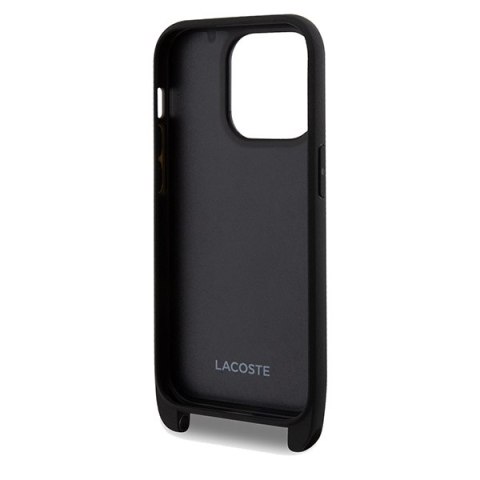 Lacoste LCHCP15LSPVCV iPhone 15 Pro 6.1" granatowy/navy hardcase Iconic Petit Pique Crossbody