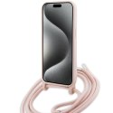 Lacoste LCHCP15SSCCRLP iPhone 15 / 14 /13 6.1" jasnoróżowy/light pink hardcase Silicone Cord