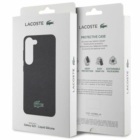 Lacoste LCHCS23SSLOK S23 S911czarny/black hardcase Silicone