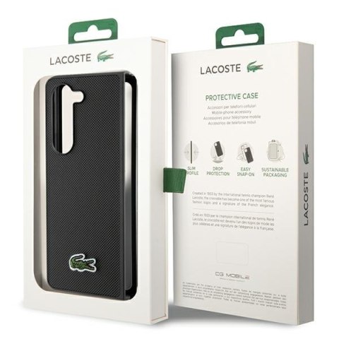 Lacoste LCHCZFD5PVCK Z Fold5 F946 czarny/black hardcase Iconic Petit Pique