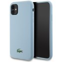 Lacoste LCHMN61SLOLB iPhone 11 / Xr 6.1" jasnoniebieski/light blue hardcase Silicone Croc Logo MagSafe
