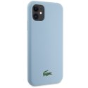 Lacoste LCHMN61SLOLB iPhone 11 / Xr 6.1" jasnoniebieski/light blue hardcase Silicone Croc Logo MagSafe