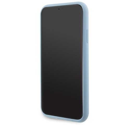 Lacoste LCHMN61SLOLB iPhone 11 / Xr 6.1" jasnoniebieski/light blue hardcase Silicone Croc Logo MagSafe