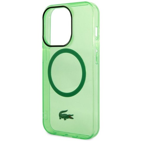 Lacoste LCHMP14XULON iPhone 14 Pro Max 6.7" zielony/green hardcase Transparent MagSafe