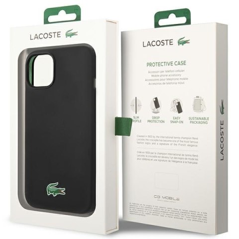 Lacoste LCHMP14SSLOK iPhone 14 / 15 / 136.1" czarny/black hardcase Silicone MagSafe