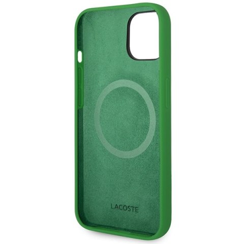 Lacoste LCHMP14SSLON iPhone 14 / 15 /13 6.1" zielony/green hardcase Silicone MagSafe