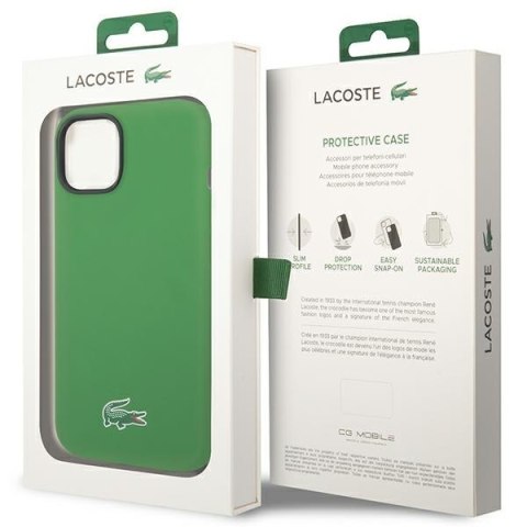 Lacoste LCHMP14SSLON iPhone 14 / 15 /13 6.1" zielony/green hardcase Silicone MagSafe