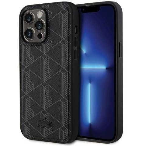 Lacoste LCHMP15LPBSK iPhone 15 Pro 6.1" czarny/black hardcase Blend Monogram MagSafe