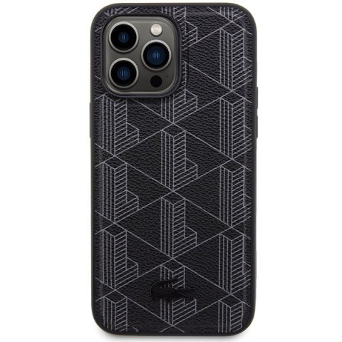 Lacoste LCHMP15LPBSK iPhone 15 Pro 6.1" czarny/black hardcase Blend Monogram MagSafe