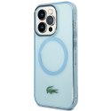 Lacoste LCHMP15XULOLB iPhone 15 Pro Max 6.7" niebieski/blue hardcase Transparent MagSafe