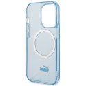 Lacoste LCHMP15XULOLB iPhone 15 Pro Max 6.7" niebieski/blue hardcase Transparent MagSafe