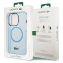 Lacoste LCHMP15XULOLB iPhone 15 Pro Max 6.7" niebieski/blue hardcase Transparent MagSafe