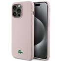 Lacoste LCHMP15LSLOI iPhone 15 Pro 6.1" różowy/pink hardcase Silicone MagSafe