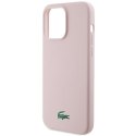 Lacoste LCHMP15LSLOI iPhone 15 Pro 6.1" różowy/pink hardcase Silicone MagSafe
