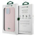 Lacoste LCHMP15LSLOI iPhone 15 Pro 6.1" różowy/pink hardcase Silicone MagSafe