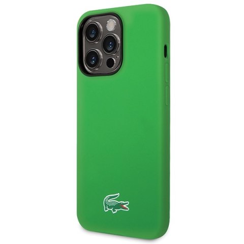 Lacoste LCHMP15LSLON iPhone 15 Pro 6.1" zielony/green hardcase Silicone MagSafe