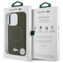Lacoste LCHMP15LSMAB iPhone 15 Pro 6.1" zielony/khaki hardcase Silicone Croco Logo MagSafe